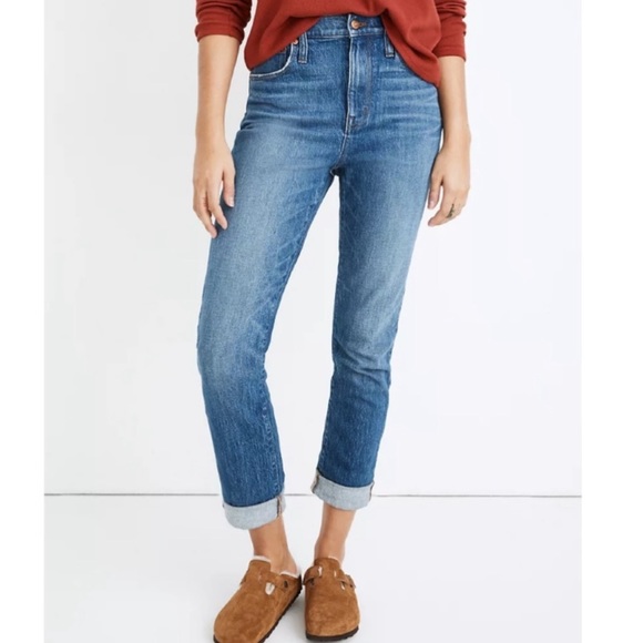 NWT Madewell The High Rise Slim Boyjean 26 - Picture 2 of 15